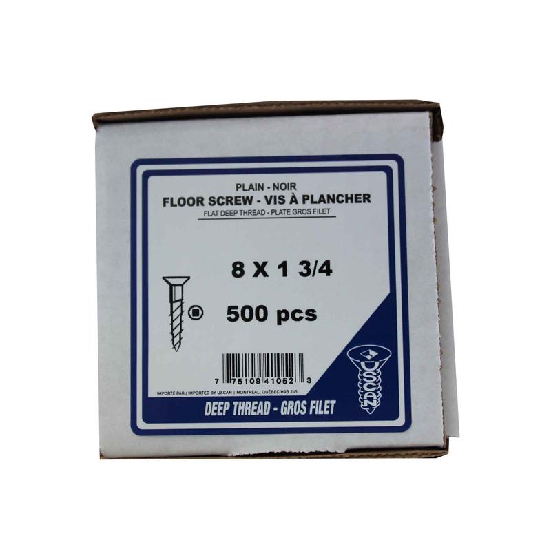 Vis  plancher, #8x1-3/4" (500 units)