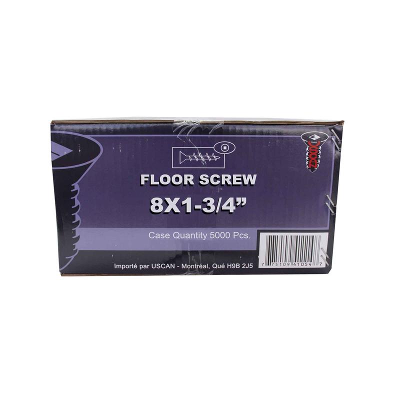 Vis  plancher, #8x1-3/4" (5000 units)