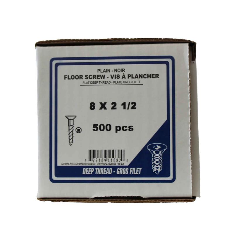 Vis  plancher, #8x2-1/2" (500 units)