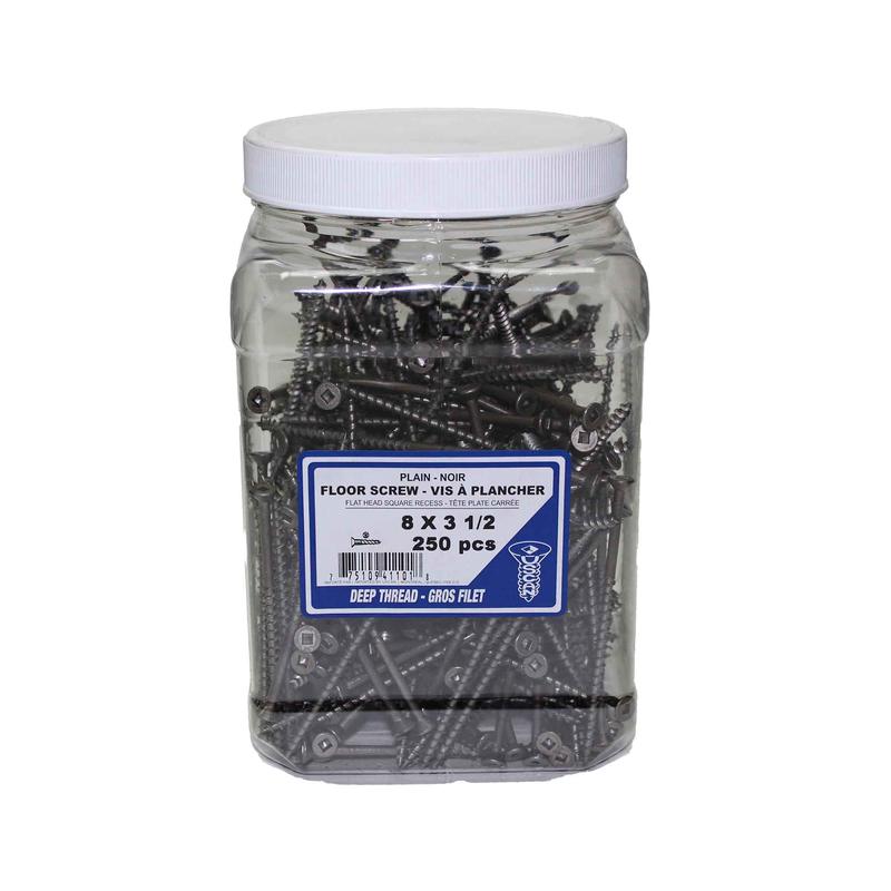 Vis  plancher, #8x3-1/2" (250 units)