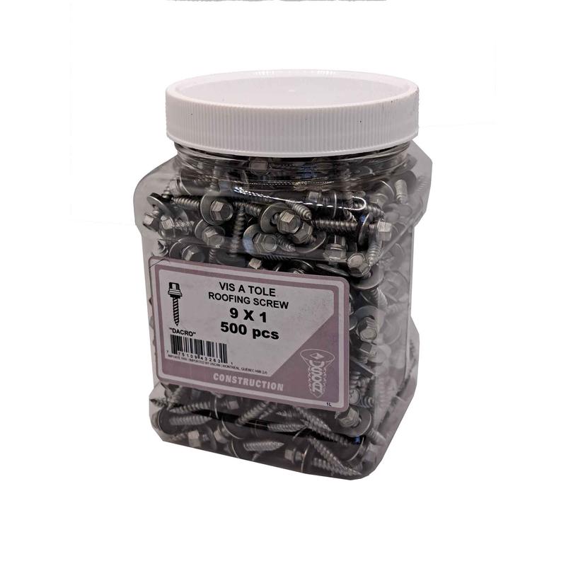 Vis  tle dacrotise, #9 x 1" (500 units)