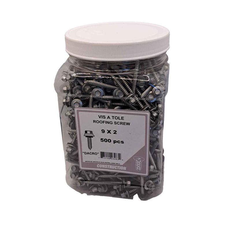 Vis  tle dacrotise, #9 x 2" (500 units)