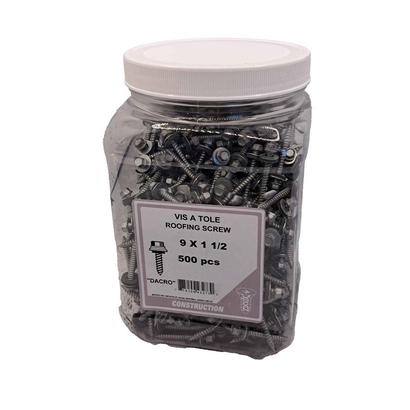 Vis  tle dacrotise, #9x1-1/2" (500 units)