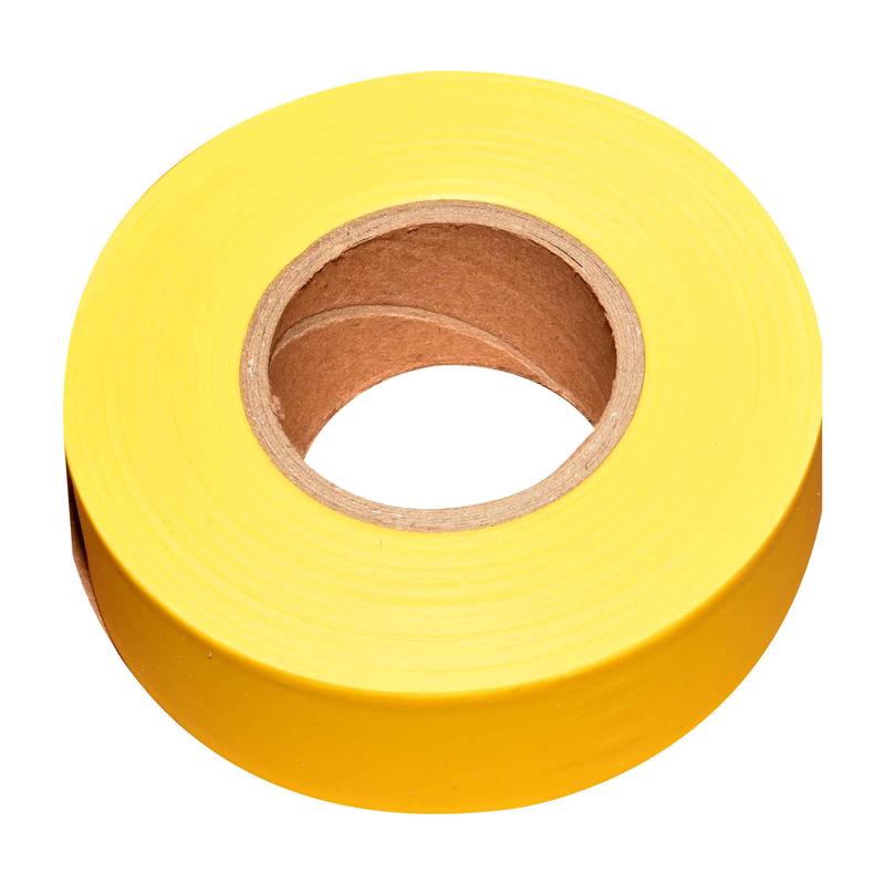 Ruban de marquage de 1-3/16" x 100verges, jaune fluorescent