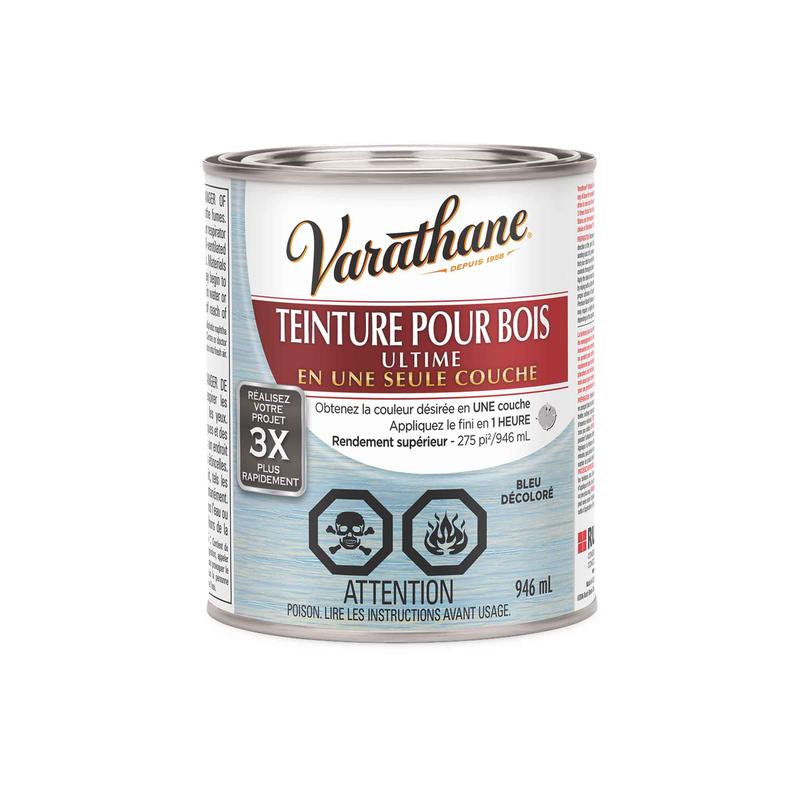 Teinture pour bois Ultime bleu dcolor, 946ml
