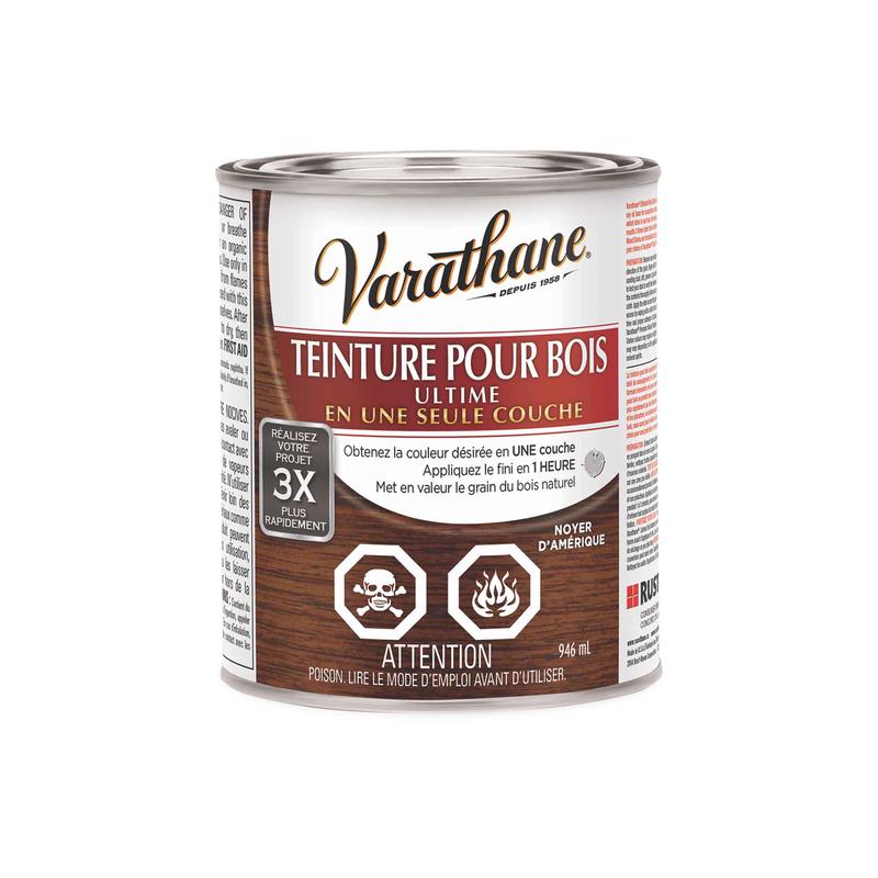 Teinture pour bois Ultime noyer dAmrique, 946ml