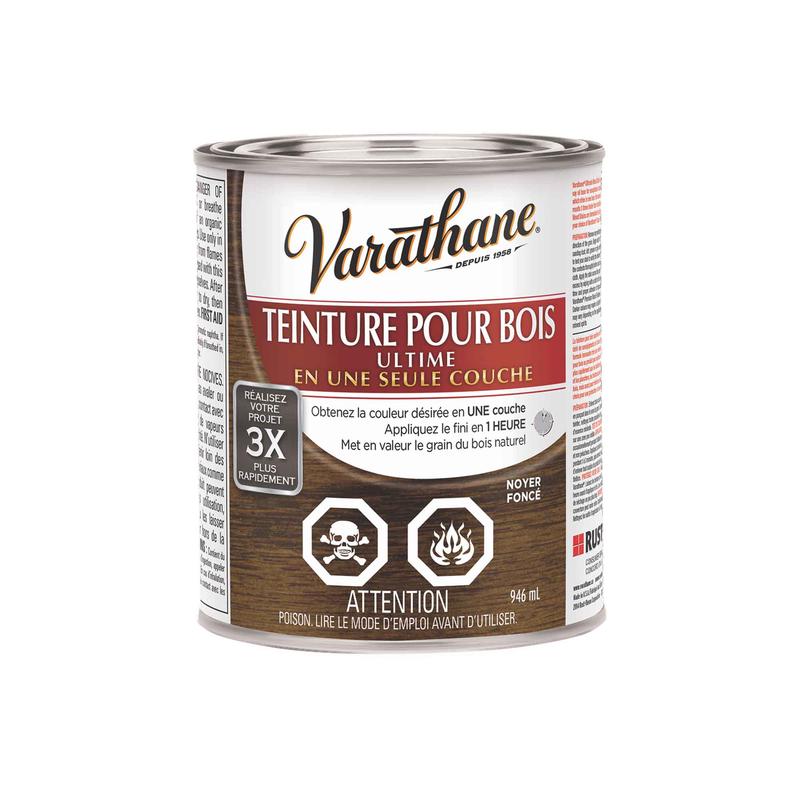 Teinture pour bois Ultime noyer fonc, 946ml