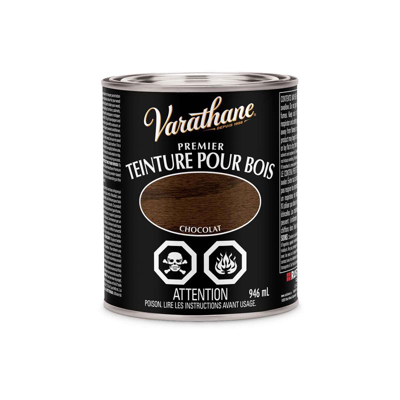 Teinture Premier pour bois chocolat, 946ml