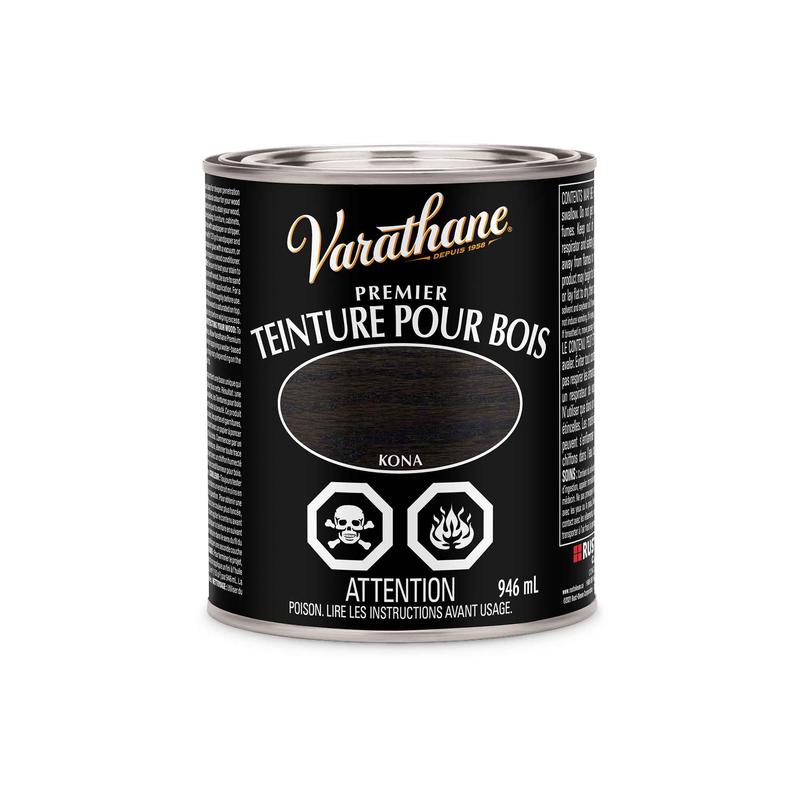 Teinture Premier pour bois Kona, 946ml