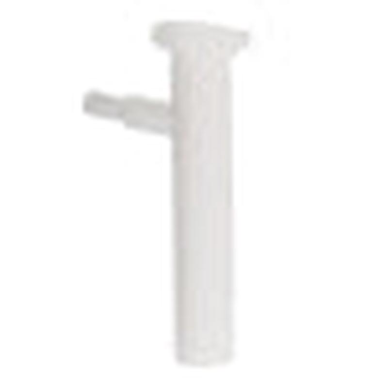 Aquaplumb White Plastic Tubular 1/2" X 8" Direct Connect Branch Tailpiece