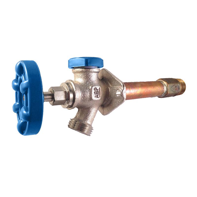 Arrowhead 0.75 MPT x 0.5 in. FPT Icebreaker Brass & Copper Freeze-Proof Wall Hydrant 605-10LF