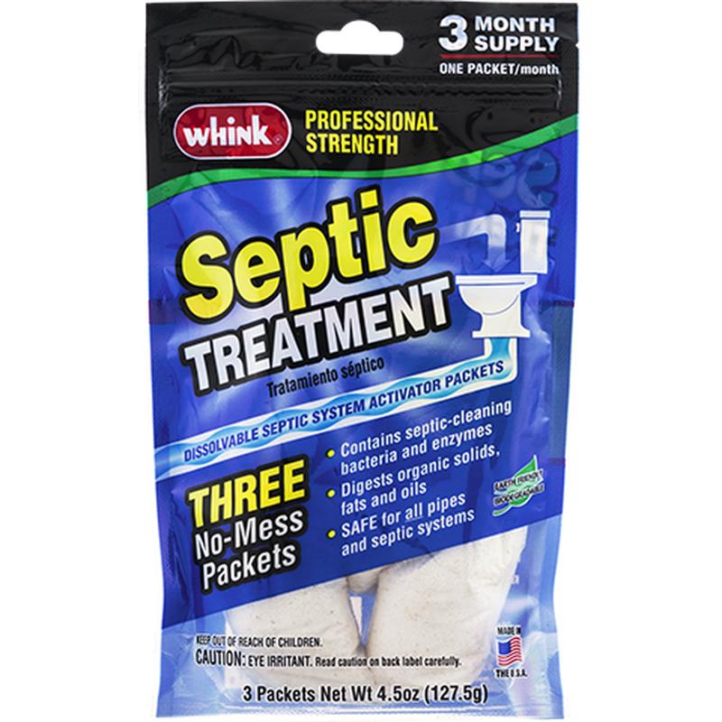 Whink Septic Treatment Packets 4.5 oz