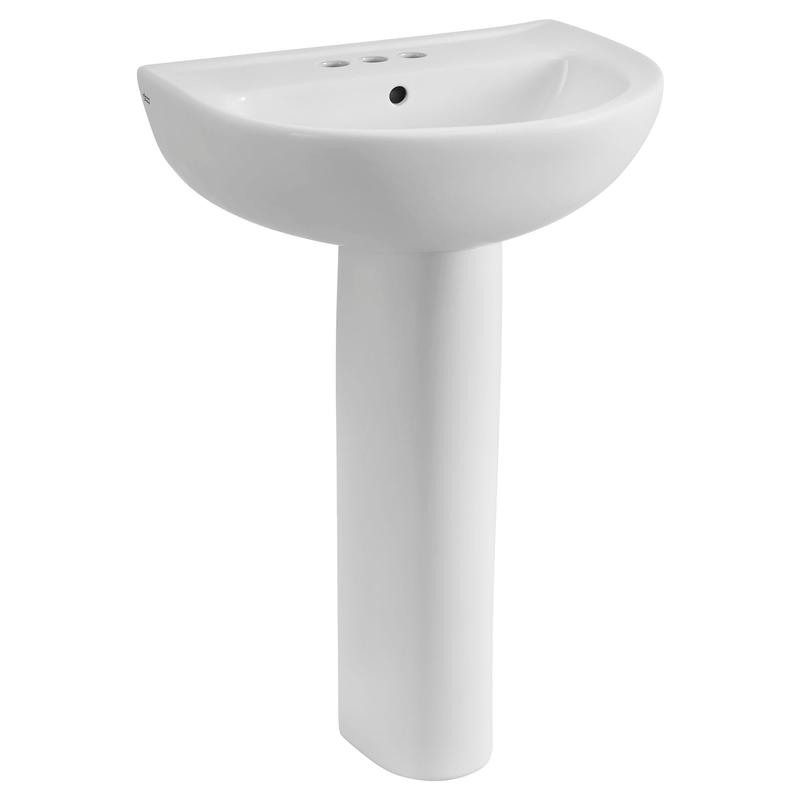 American Standard 22 in. Evolution 4-Inch Centerset Pedestal Sink Top and Leg Combination