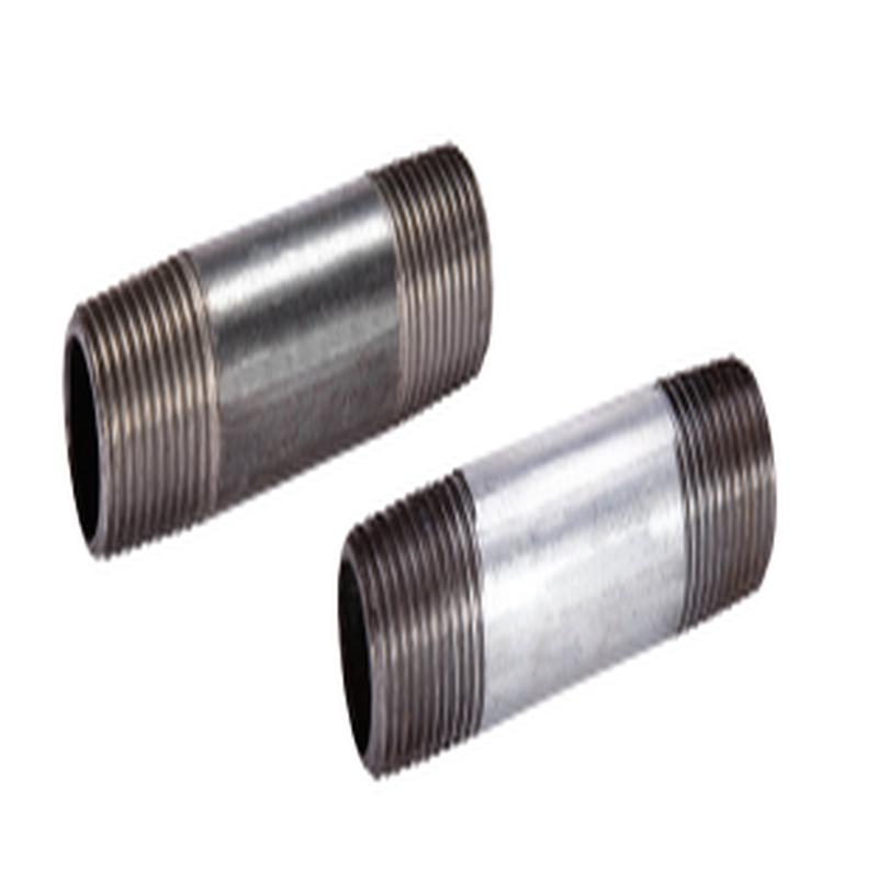 B & K Mueller Schedule 40, 1 X 7" Galvanized Pipe Nipple - Threaded Steel