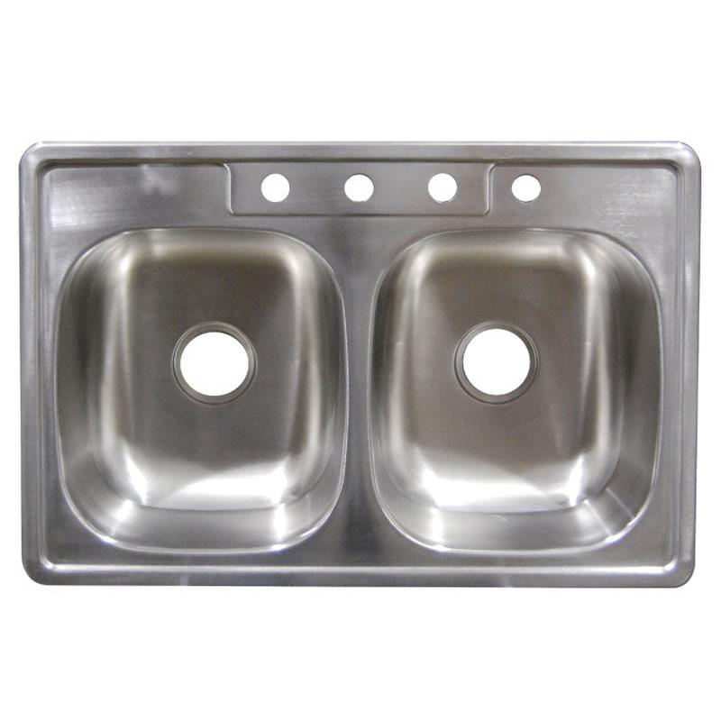 Brokering Solutions Sinks Stainless Steel Sink Double Bowl Top Mount