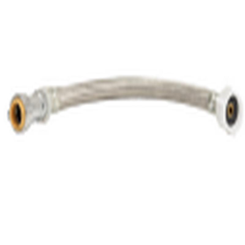 Probite 1/2 Angle Valve x 7/8 Plastic Female, 12 Toilet Connect Hose