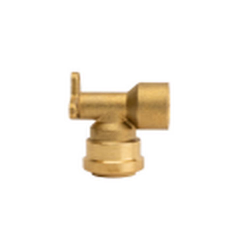 Probite 1/2 x 1/2 FNPT Elbow Drop Ear Brass