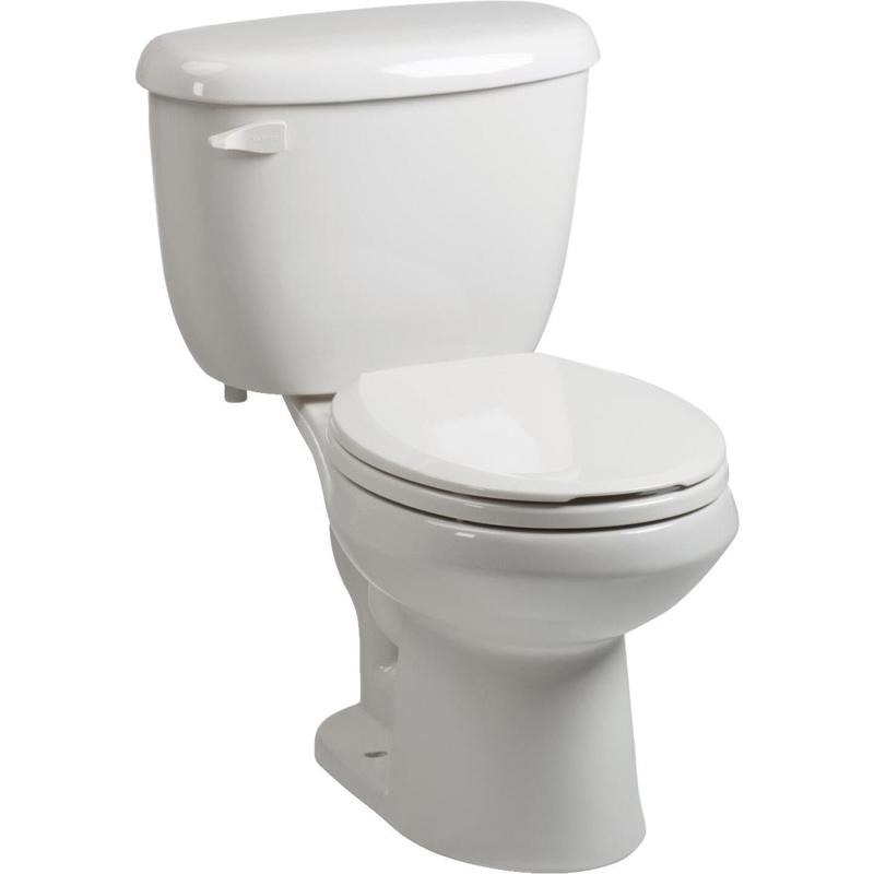 Briggs White Round Bowl 1.6 GPF Toilet Express