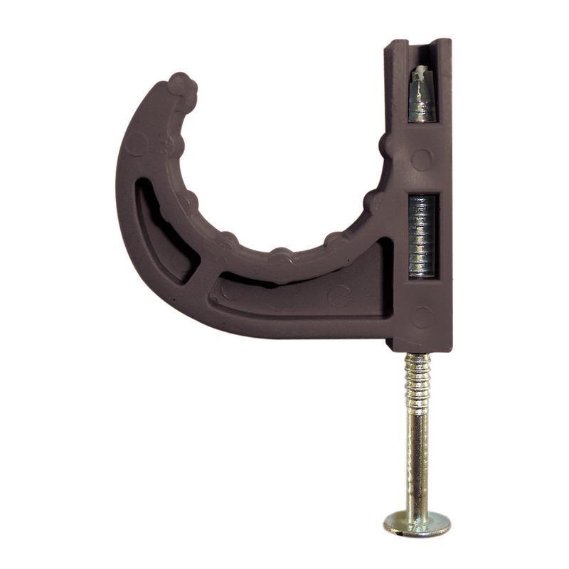 Braxton Harris Company 1/2 CTS Half Pipe Clamp w/ Pre-loaded Nail