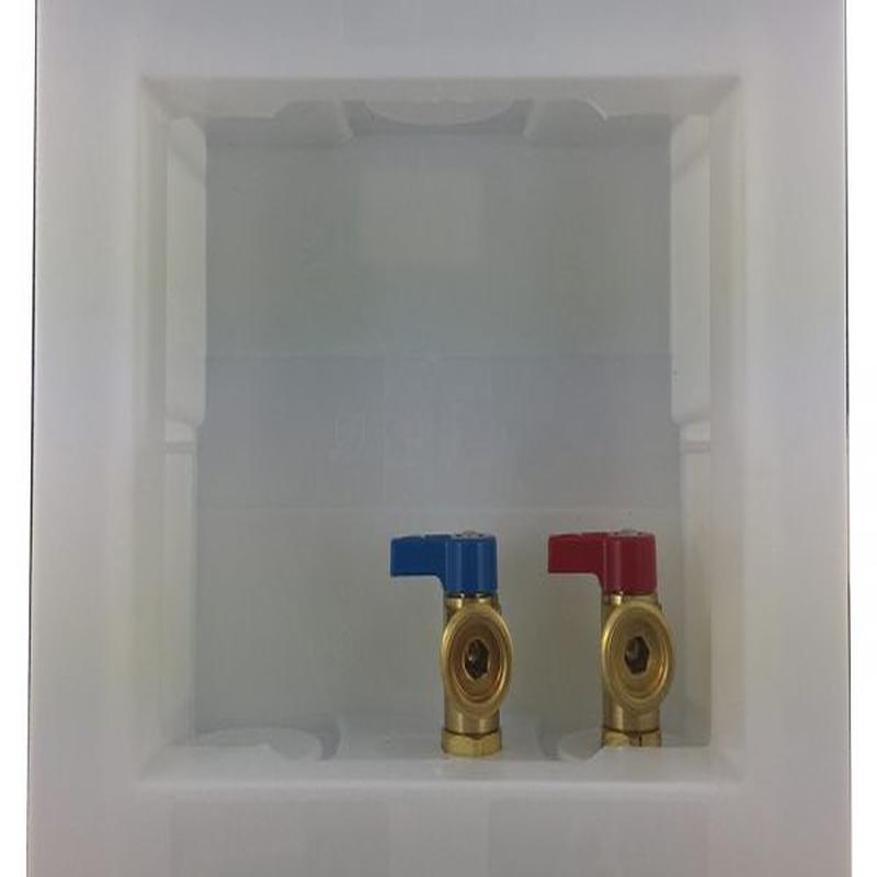 Braxton Harris Company 1/2 Pex x 1/4 OD Ice Maker Box w/ Qtr Turn Arrester Valve- Lead Free