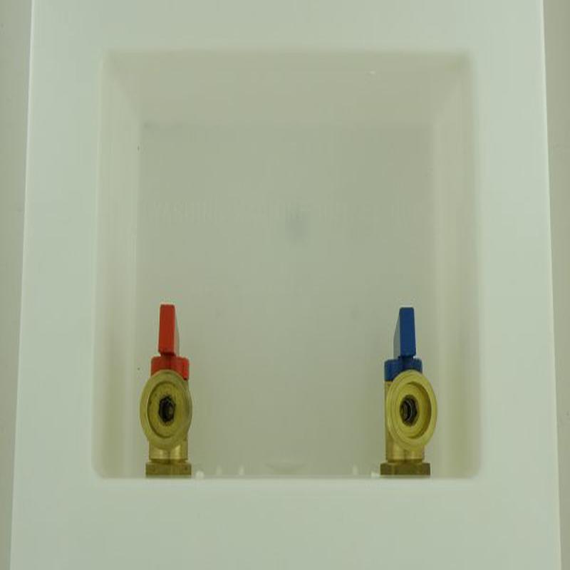 Braxton Harris Company 1/2 Pex x 1/4 OD Ice Maker Box w/ Qtr Turn Valve- Lead Free