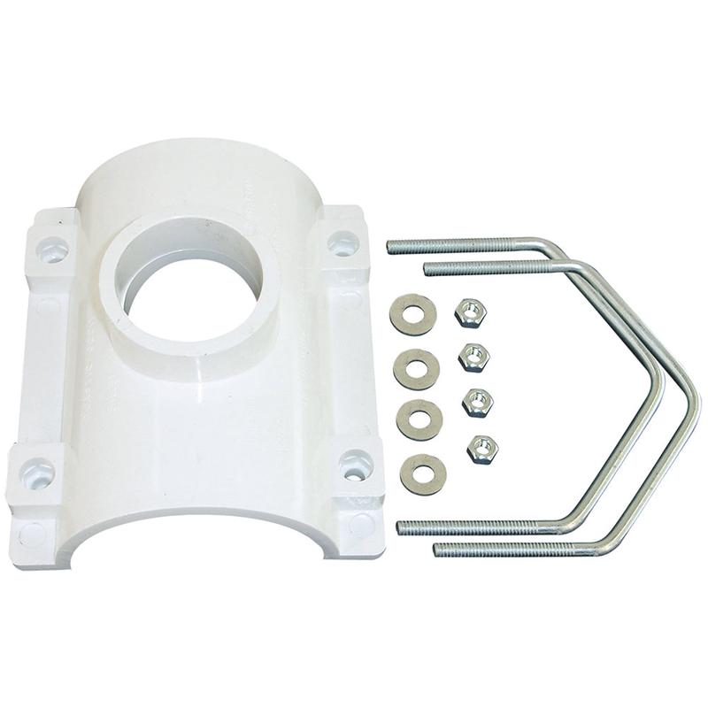 Braxton Harris Company 4 x 4 PVC Plastic Saddle Tee Kit