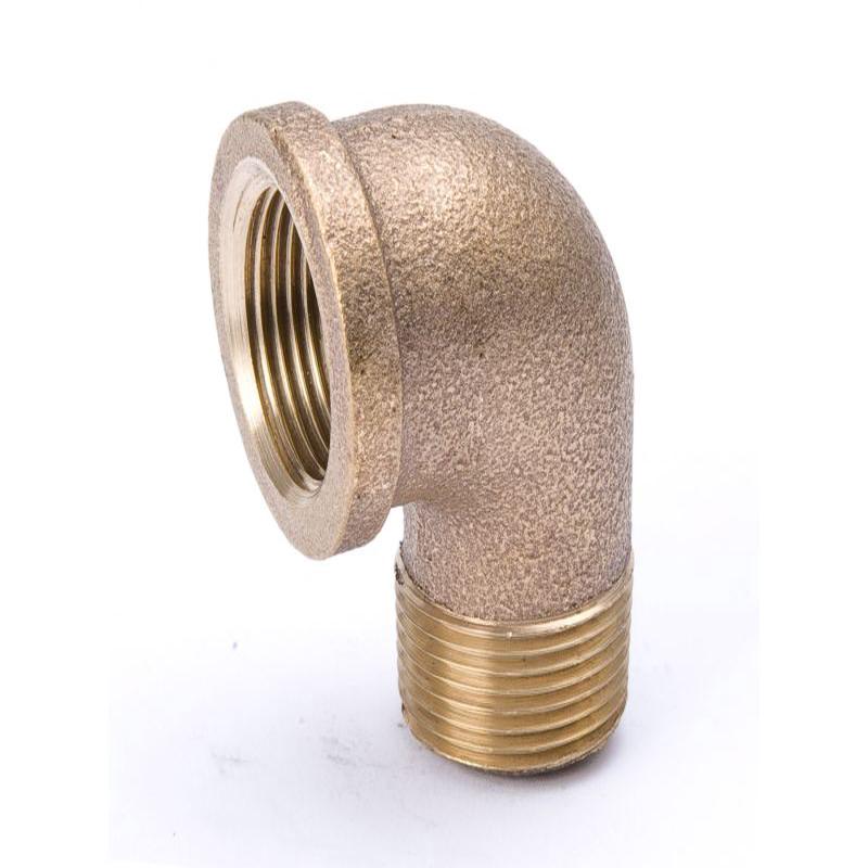 B&K Industries 1/4-in FIP x MIP Red Brass 90 Street Elbow