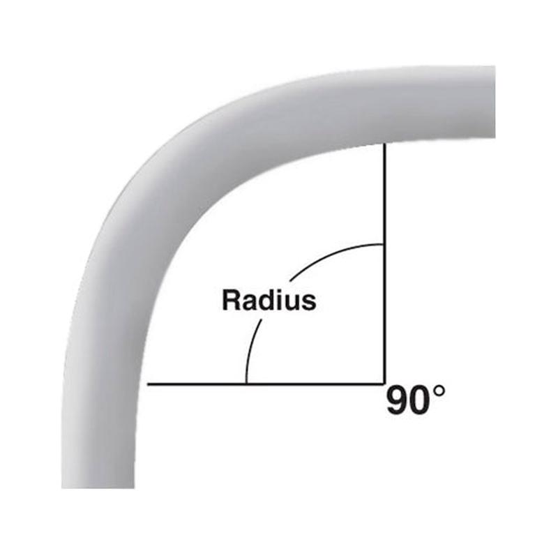 Cantex 2-1/2 in. x 90-Degree x 36 in. Radius Plain End Schedule 80 Special Radius Elbow