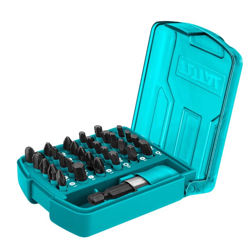 Total 30 Pieces 25mm Impact Screwdriver Bits Set - TACSD18306