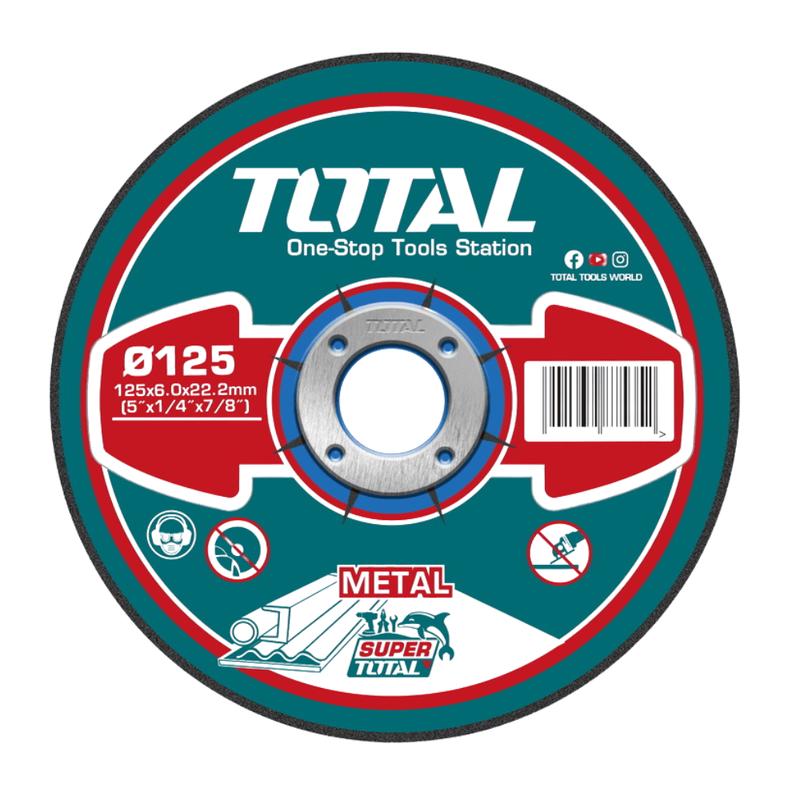 Total Abrasive Metal Cutting Disc 125 x 6.0mm - TAC2231251