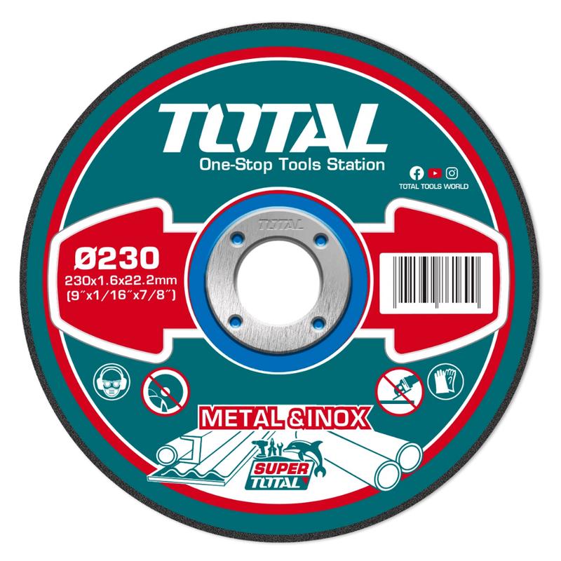 Total Abrasive Metal Cutting Disc 230 x 1.6mm - TAC2162301