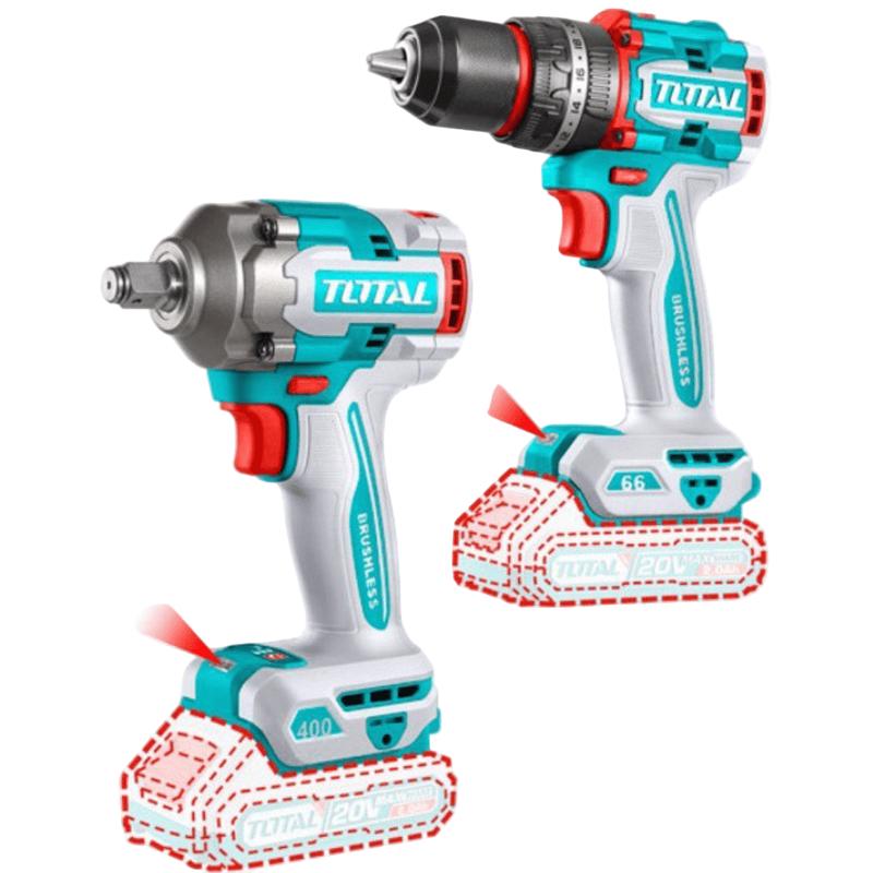 Total Lithium-Ion Cordless Two Pieces Combo Kit - TCKLI20275