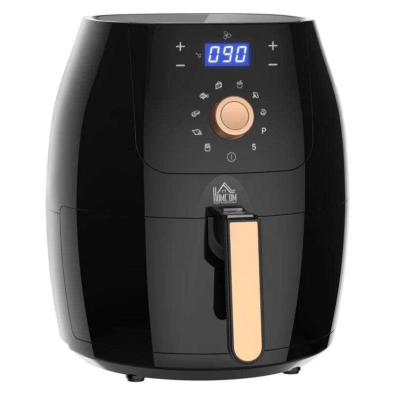 5.5L 1700W Digital Air Fryer with Adjustable Temperature 80-200C - Healthy Cooking Made Easy!