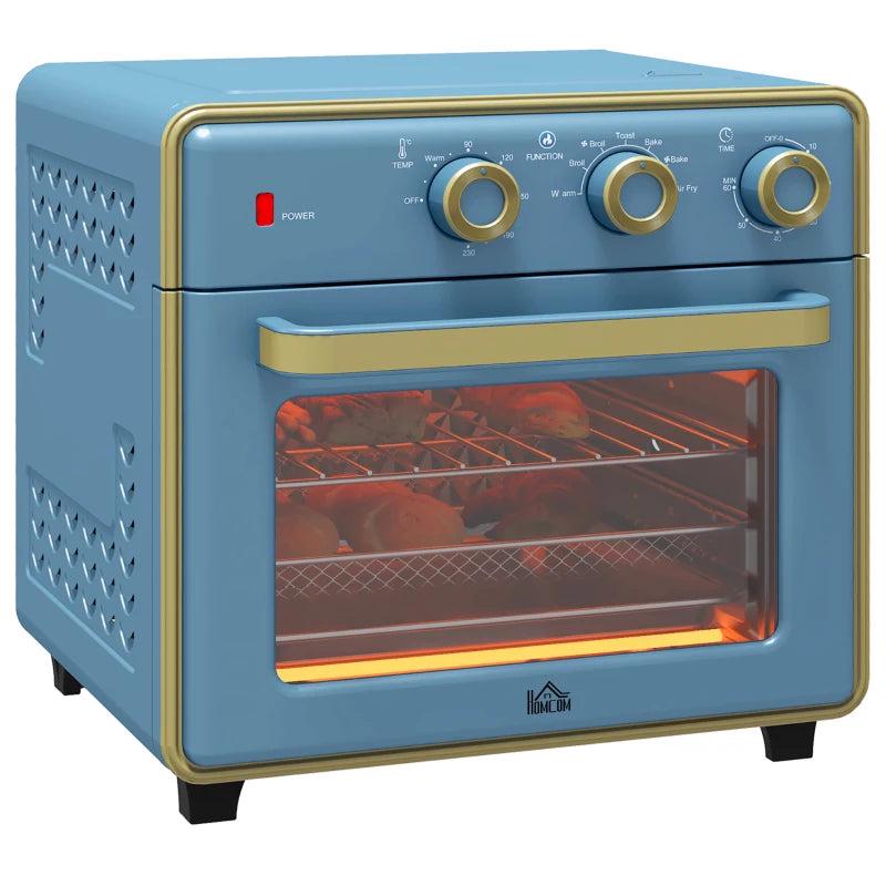 20L 90-230 Mini Electric Oven - Compact Blue Kitchen Appliance for Baking, Toasting & Cooking - Energy Efficient & Stylish