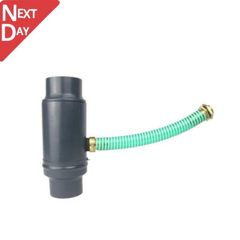 100mm Anthracite Grey Coated Galvanised Steel Rainwater Collector