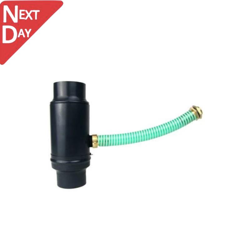 100mm Black Coated Galvanised Steel Rainwater Collector
