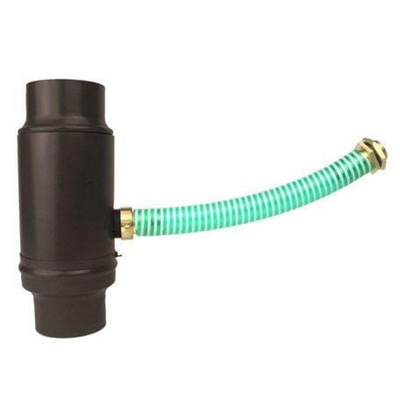 100mm Sepia Borwn Coated Galvanised Steel Rainwater Collector