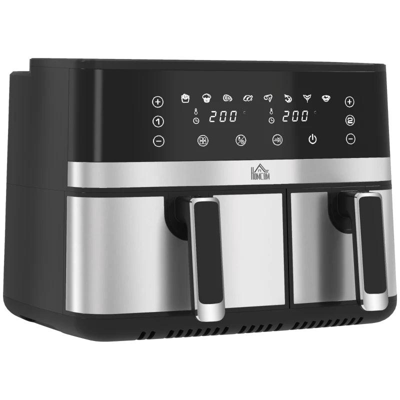 8.5L Dual Basket Air Fryer - Sync & Multi-Menu Cooking for Perfectly Crispy Meals Every Time