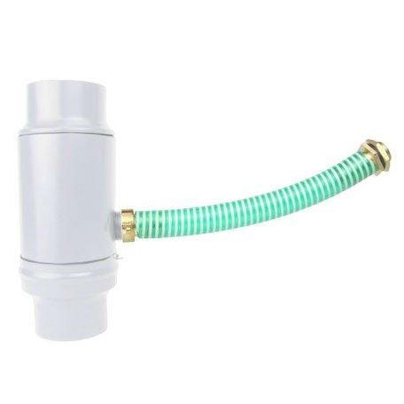 80mm 9016M White Coated Galvanised Steel Rainwater Collector