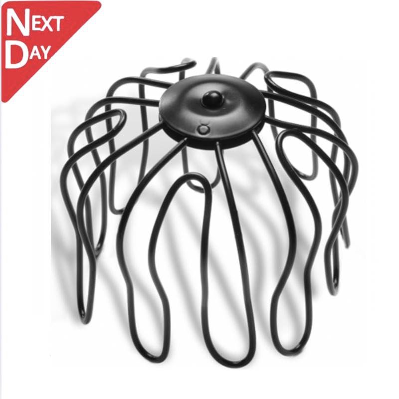 80mm Black Coated Galvanised Steel Leaf Guard