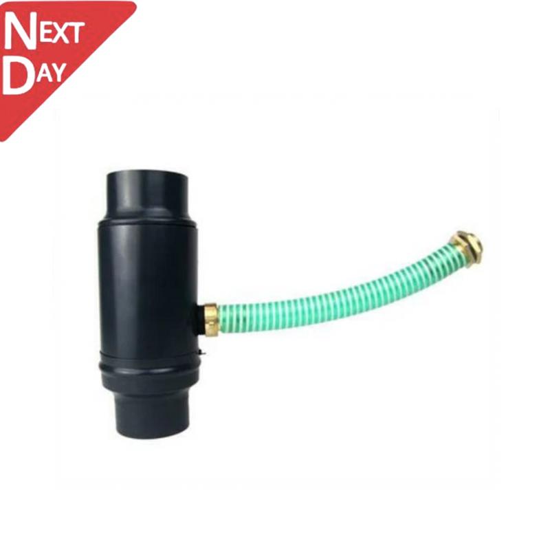 80mm Black Coated Galvanised Steel Rainwater Collector