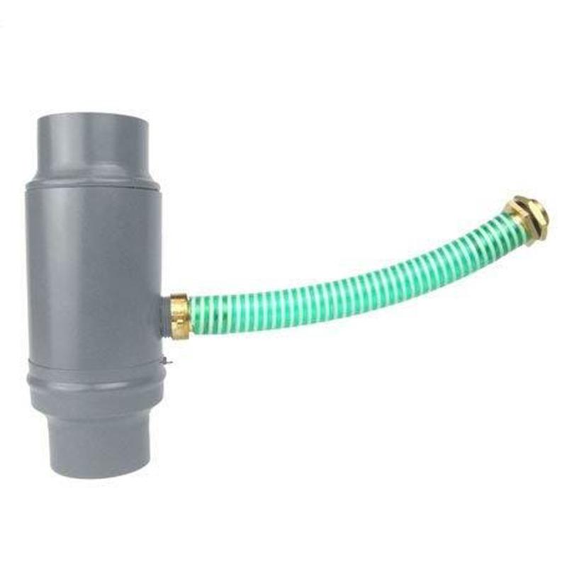 80mm Dusty Grey Coated Galvanised Steel Rainwater Collector