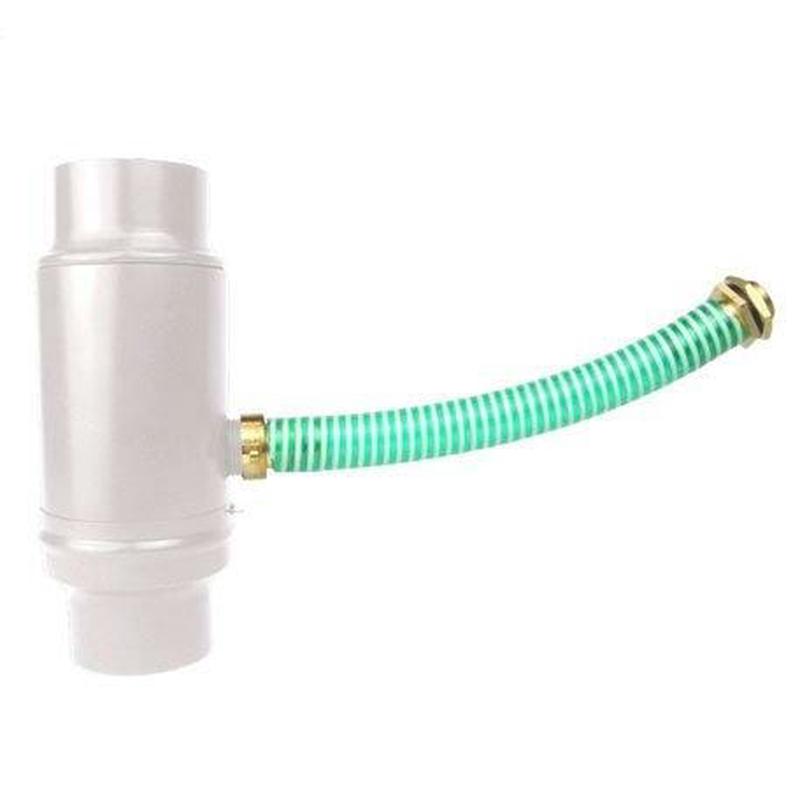 80mm Grey White Coated Galvanised Steel Rainwater Collector