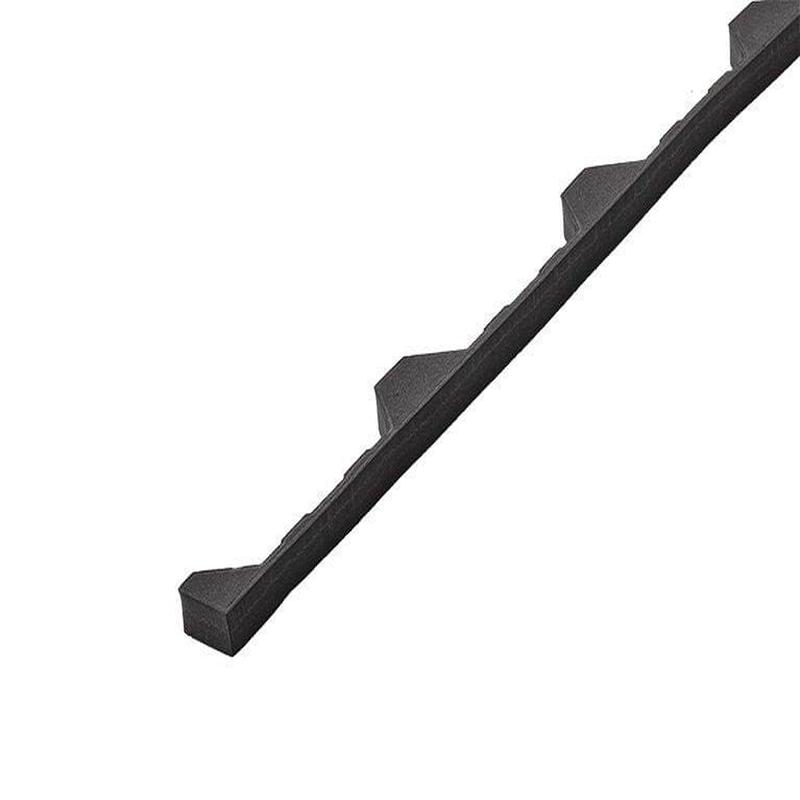 Profiled foam eaves fillers to fit 32/1000 Supaseal (25mm) Black with 6mm base