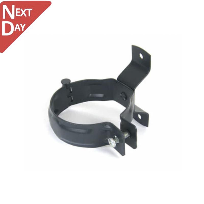 100mm Anthracite Grey Galvanised Steel Downpipe Bracket
