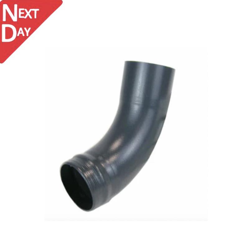 100mm Anthracite Grey Galvanised Steel Downpipe Shoe