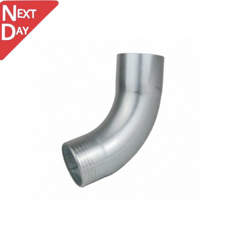 100mm Galvanised Steel Downpipe 70 Degree Bend