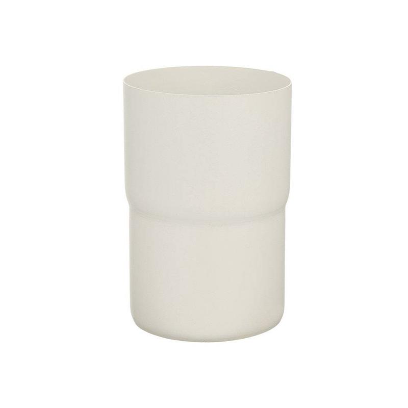 80mm Grey White Galvanised Steel Downpipe Loose Connector