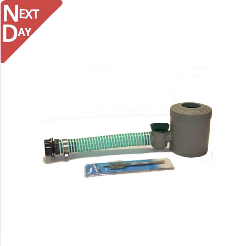 Universal fit Diverter with Tap Grey c/w tank connector and hose