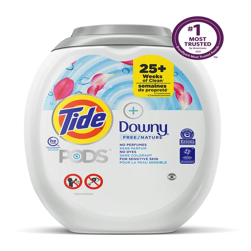 Tide PODS Plus Downy Free Laundry Detergent Pacs 15 Count
